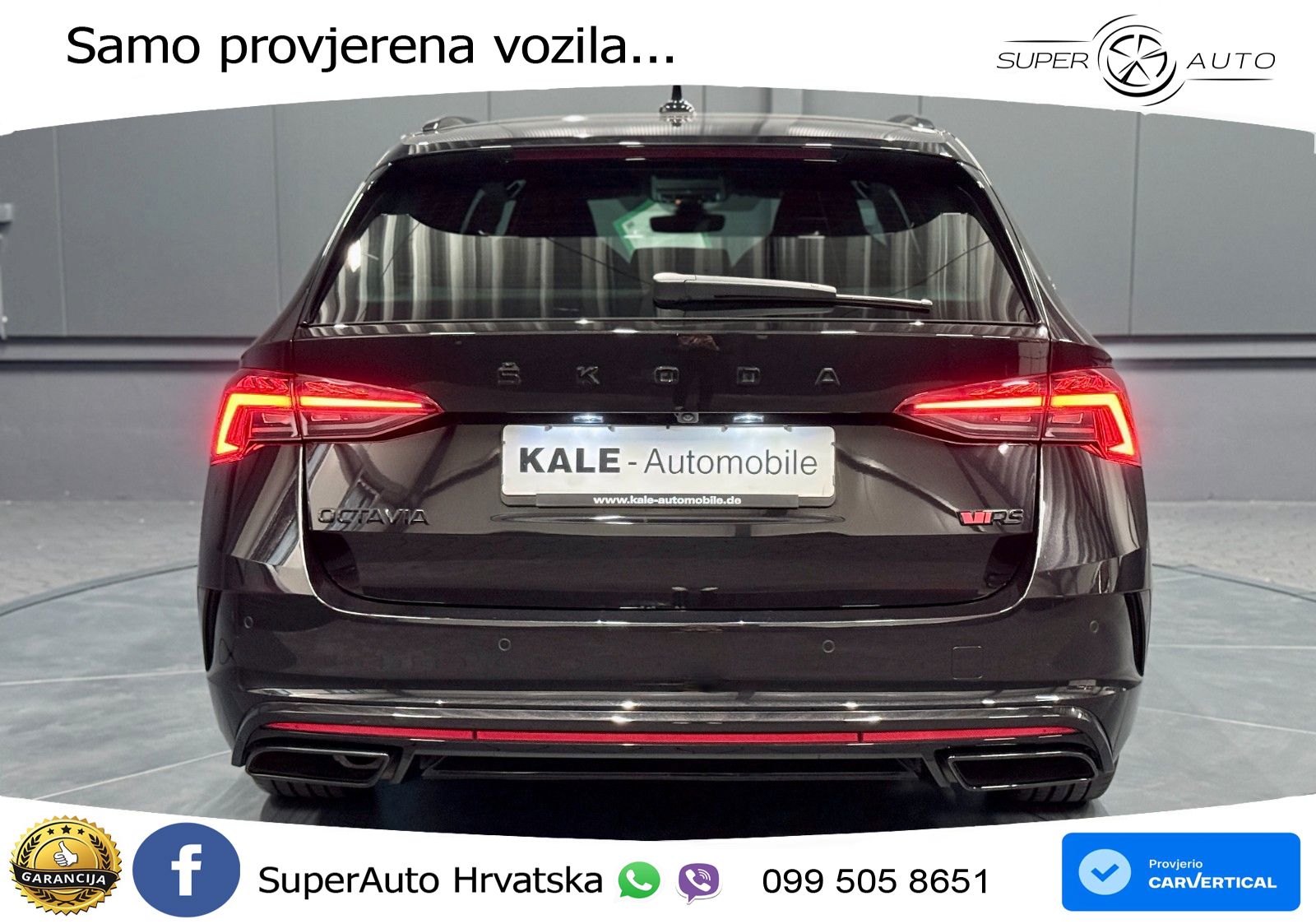 Škoda Octavia Combi RS 2.0 TDI (200 KS) DSG LED+GR SJED+ACC