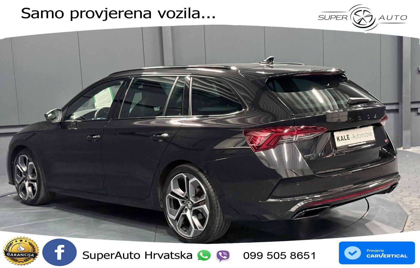 Škoda Octavia Combi RS 2.0 TDI (200 KS) DSG LED+GR SJED+ACC