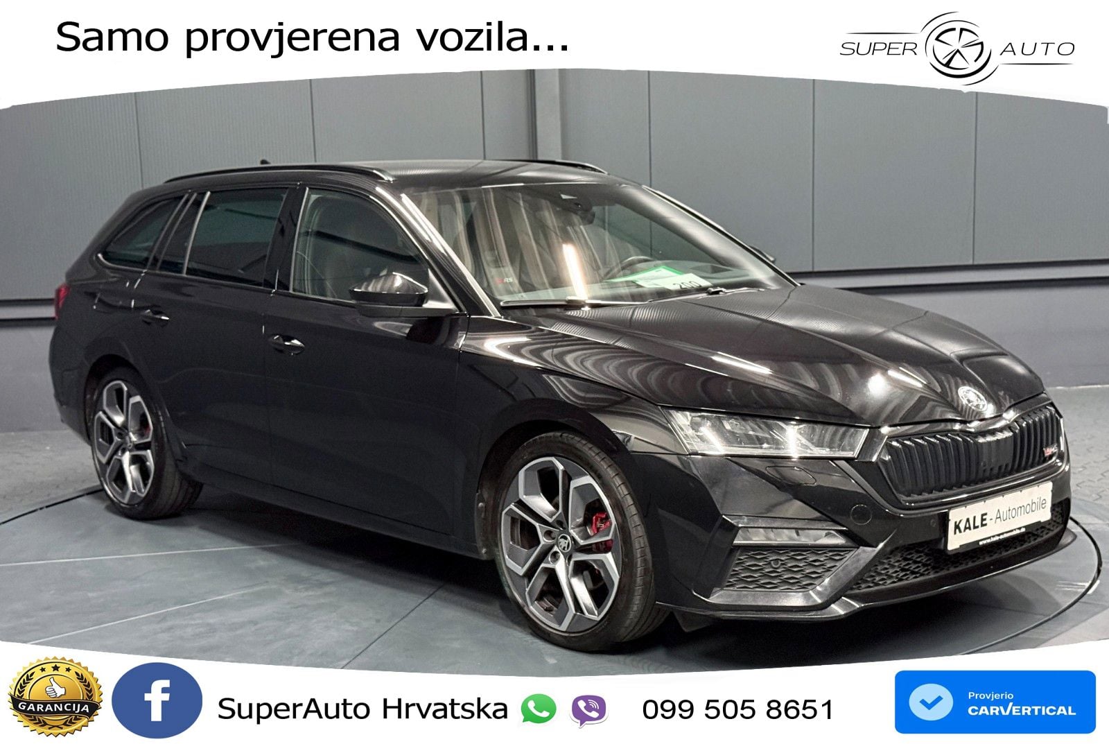 Škoda Octavia Combi RS 2.0 TDI (200 KS) DSG LED+GR SJED+ACC