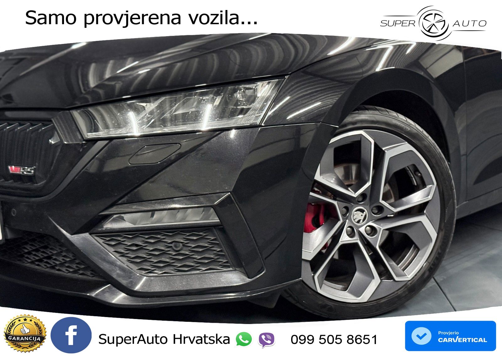 Škoda Octavia Combi RS 2.0 TDI (200 KS) DSG LED+GR SJED+ACC