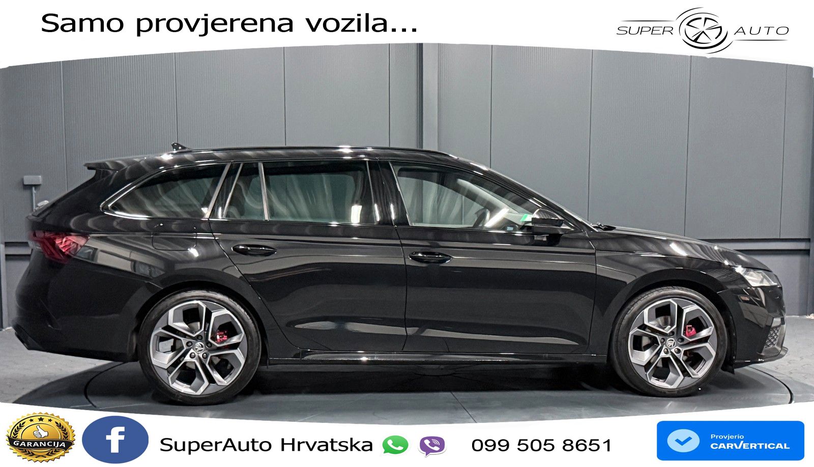 Škoda Octavia Combi RS 2.0 TDI (200 KS) DSG LED+GR SJED+ACC