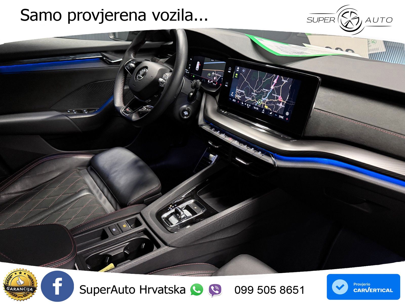 Škoda Octavia Combi RS 2.0 TDI (200 KS) DSG LED+GR SJED+ACC