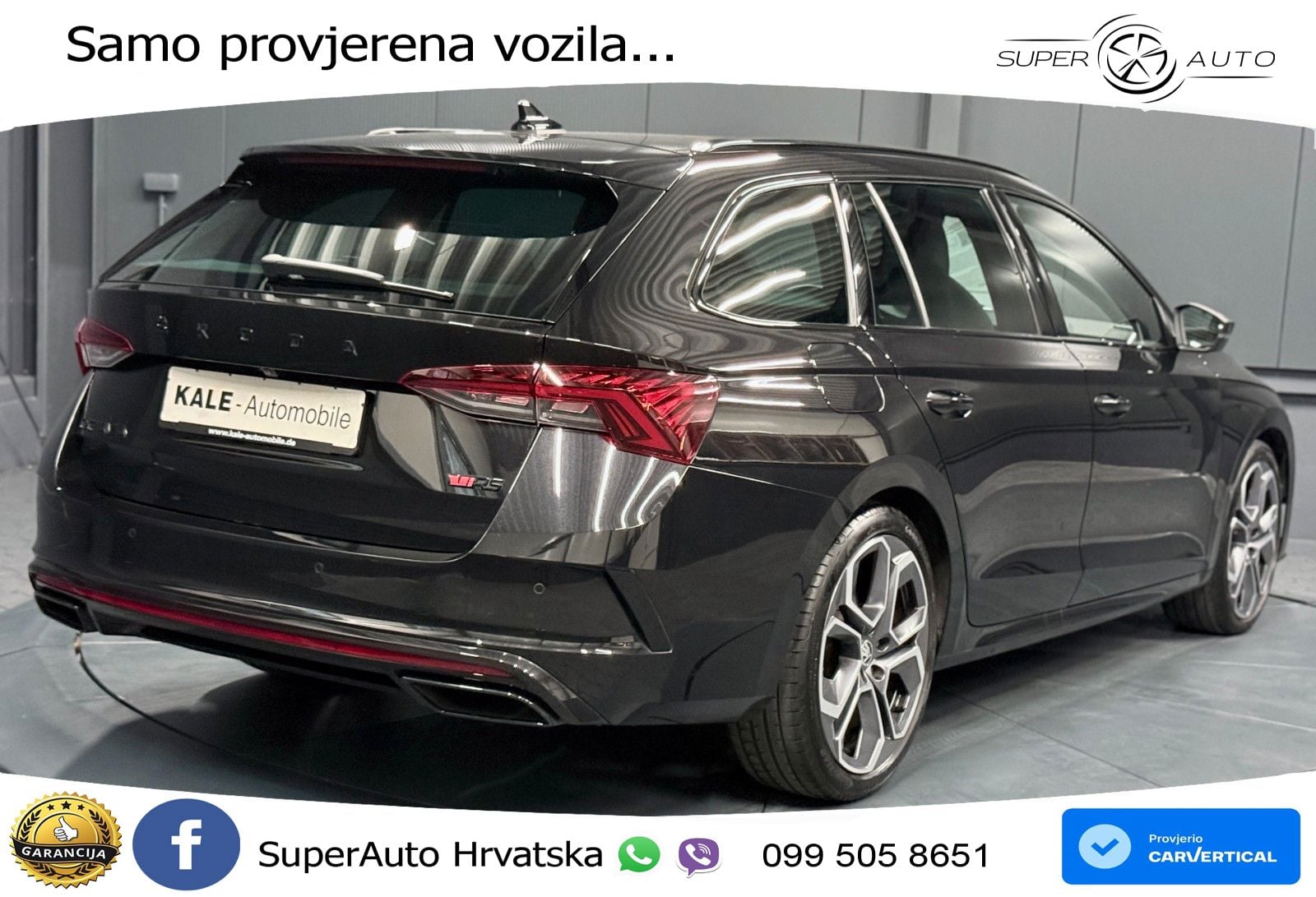 Škoda Octavia Combi RS 2.0 TDI (200 KS) DSG LED+GR SJED+ACC