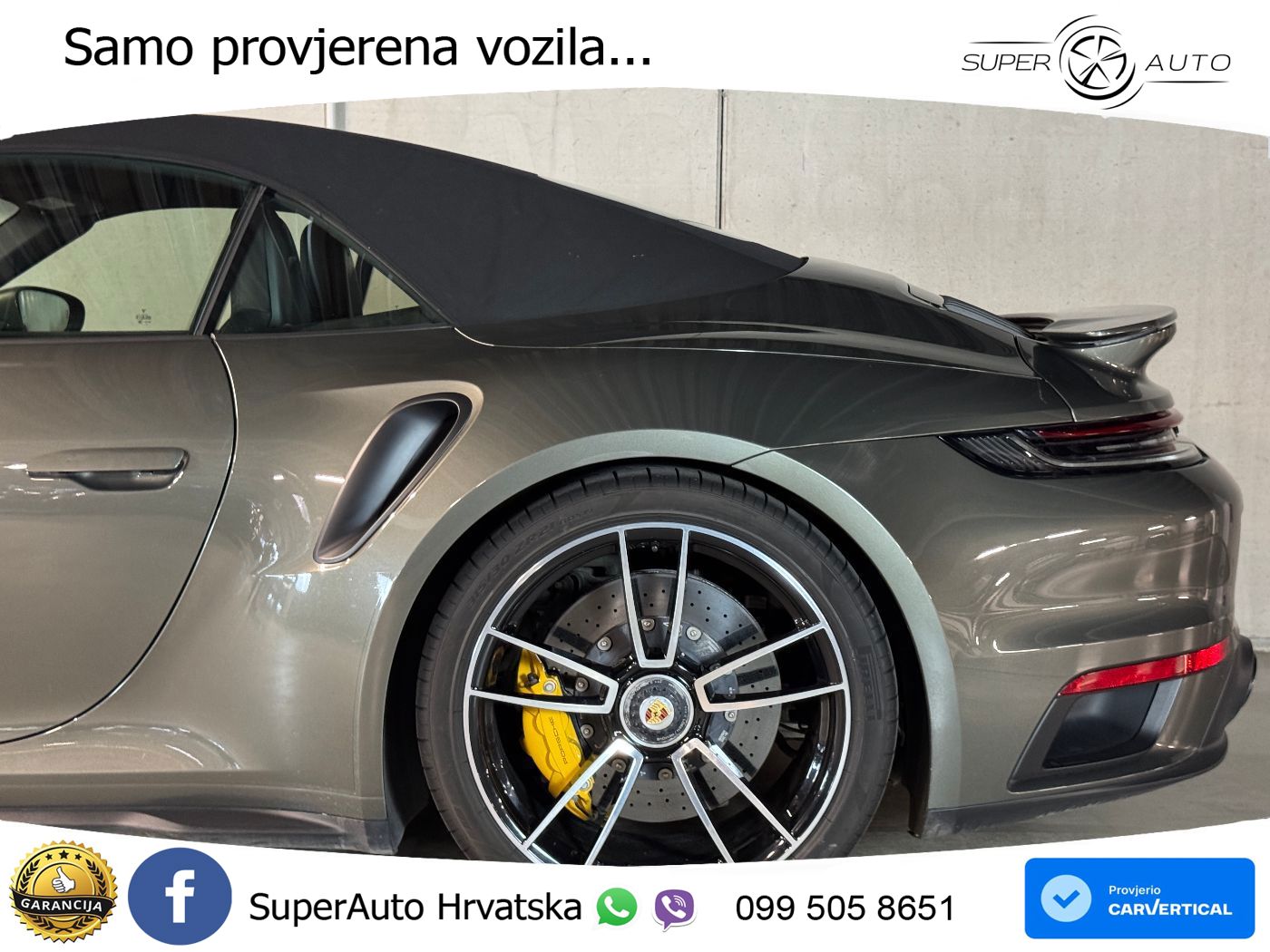 Porsche 911 Turbo S Cabriolet 3.8 (650 KS) PDK LED+GR SJED+ACC