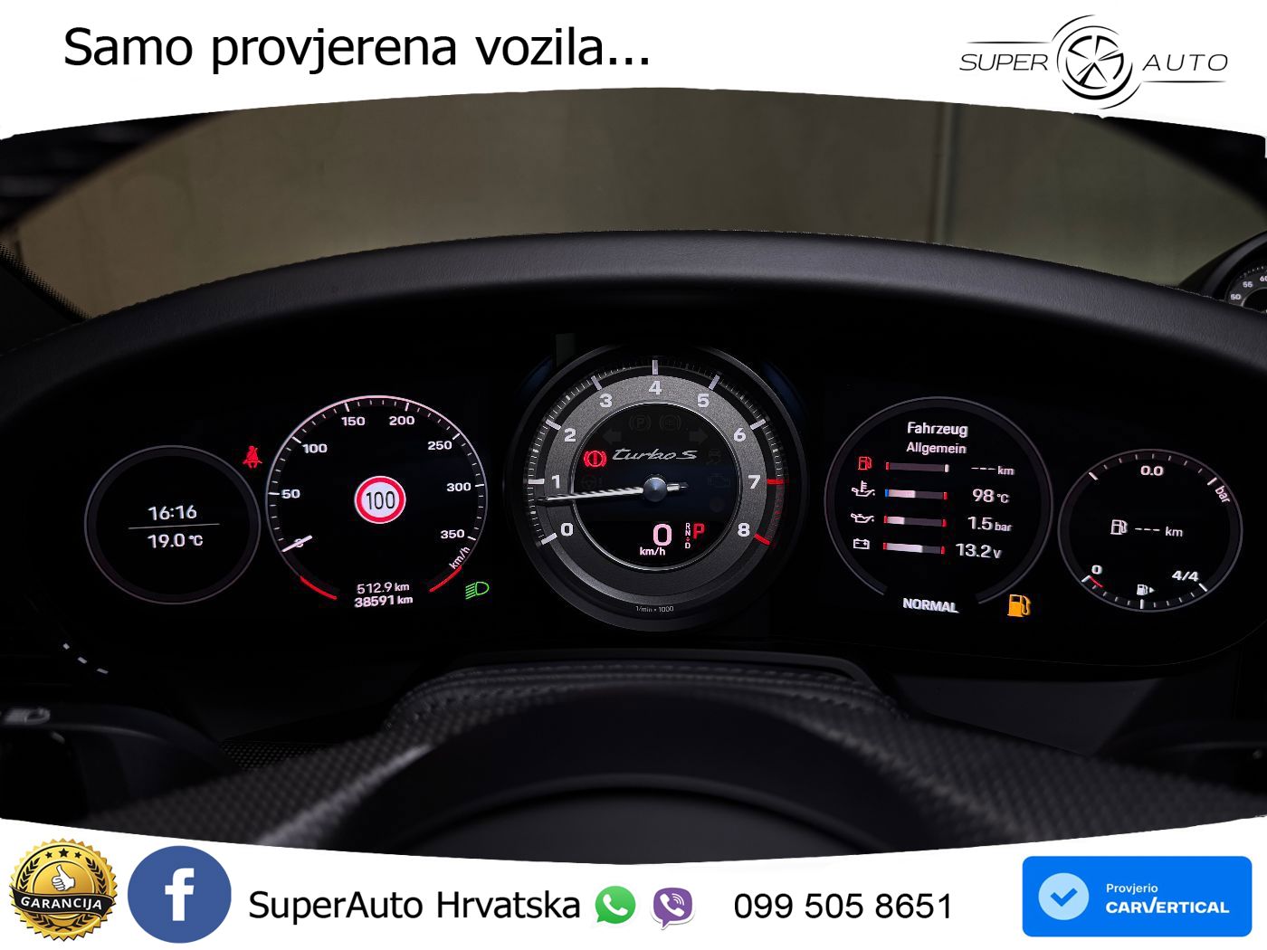 Porsche 911 Turbo S Cabriolet 3.8 (650 KS) PDK LED+GR SJED+ACC