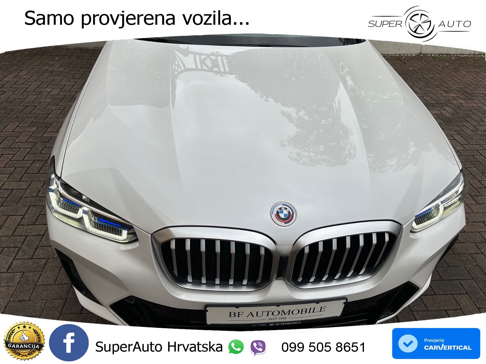 BMW X3 30e xDrive Steptronic M Sport ZRAČNI+ACC+GR SJED+KAM+PANO