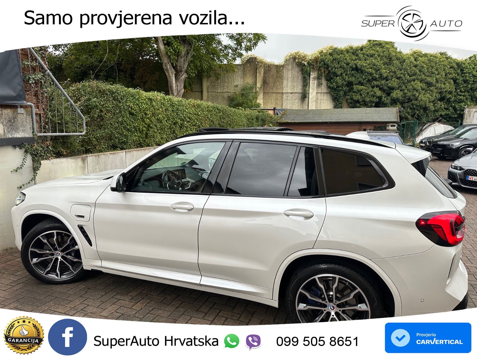 BMW X3 30e xDrive Steptronic M Sport ZRAČNI+ACC+GR SJED+KAM+PANO