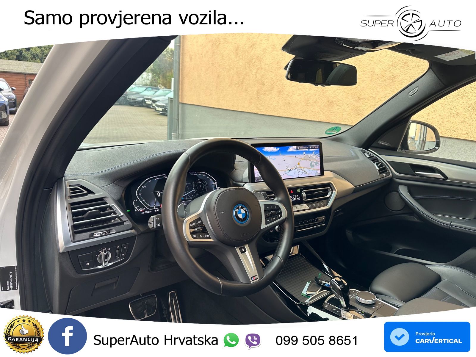 BMW X3 30e xDrive Steptronic M Sport ZRAČNI+ACC+GR SJED+KAM+PANO
