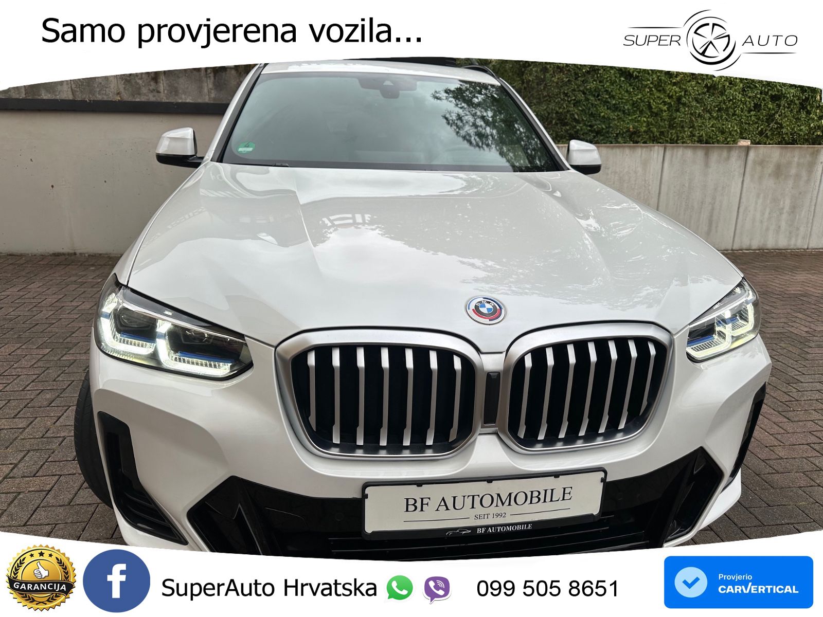 BMW X3 30e xDrive Steptronic M Sport ZRAČNI+ACC+GR SJED+KAM+PANO