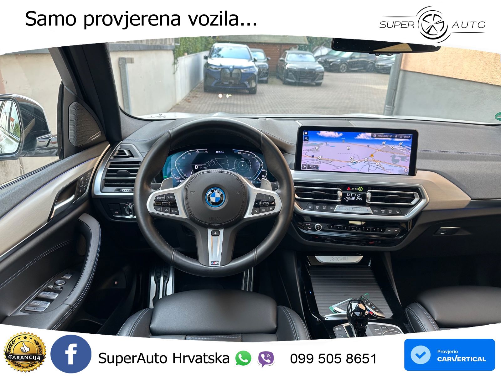 BMW X3 30e xDrive Steptronic M Sport ZRAČNI+ACC+GR SJED+KAM+PANO