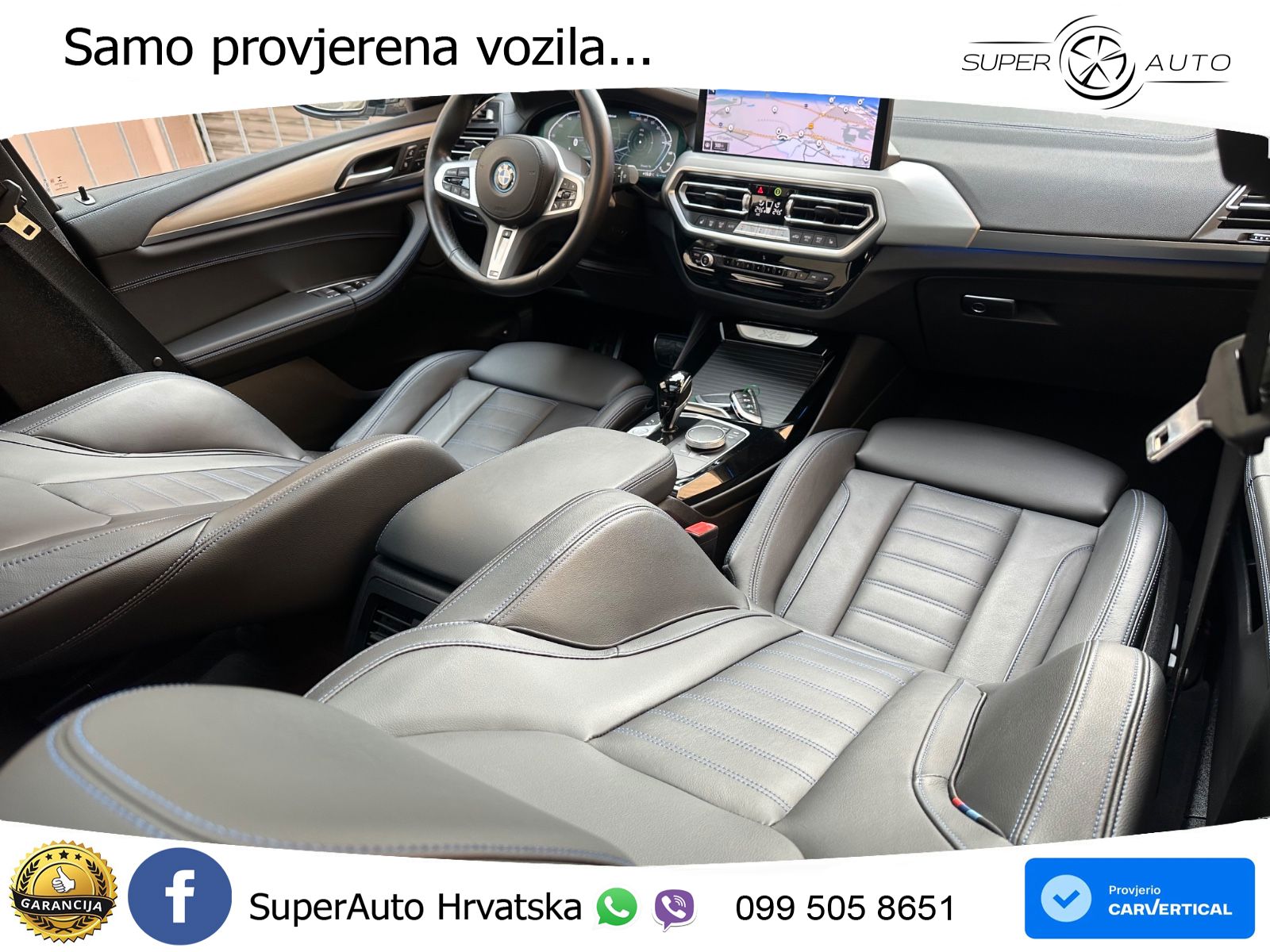 BMW X3 30e xDrive Steptronic M Sport ZRAČNI+ACC+GR SJED+KAM+PANO
