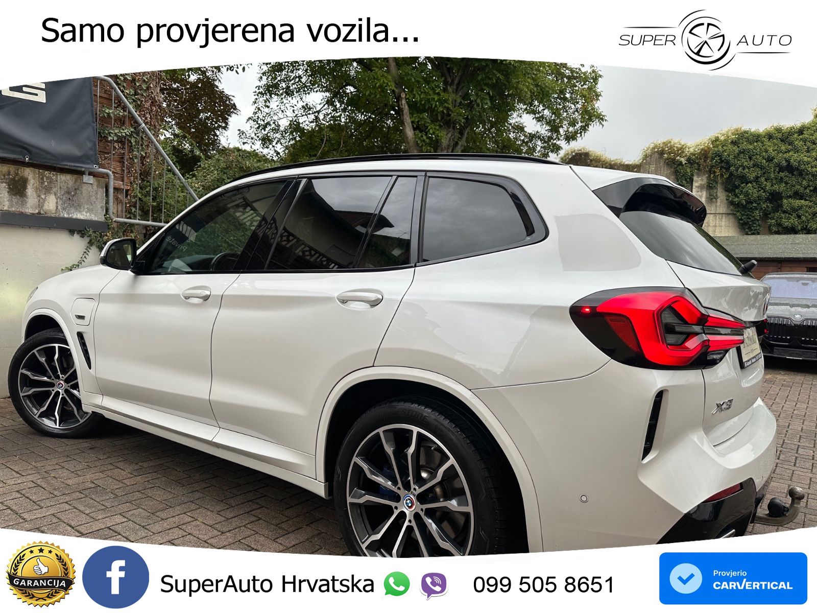 BMW X3 30e xDrive Steptronic M Sport ZRAČNI+ACC+GR SJED+KAM+PANO