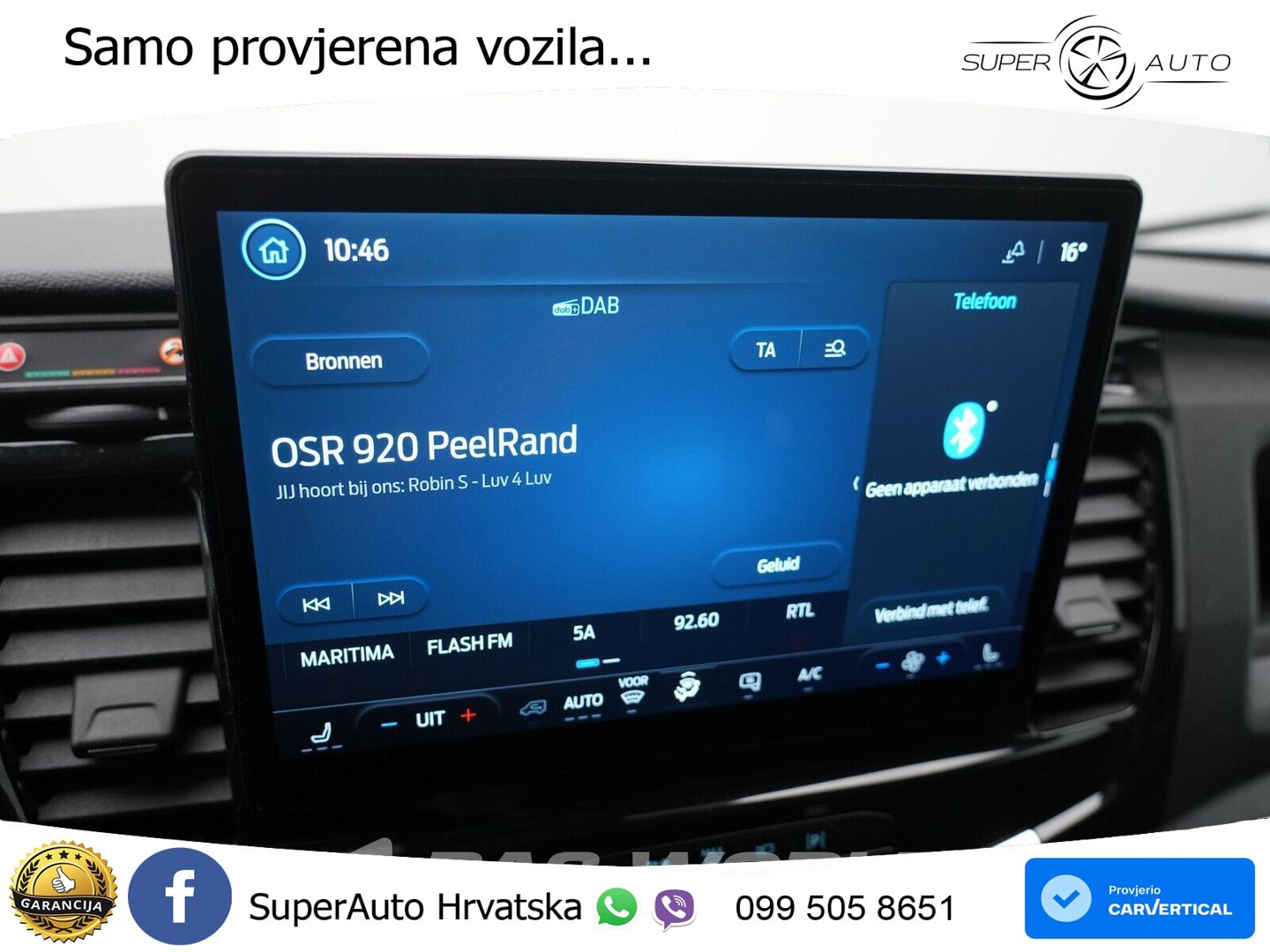 Ford e-Transit 184pk Elektrisch 68kWh 317KM WLTP L3H3 184 KS