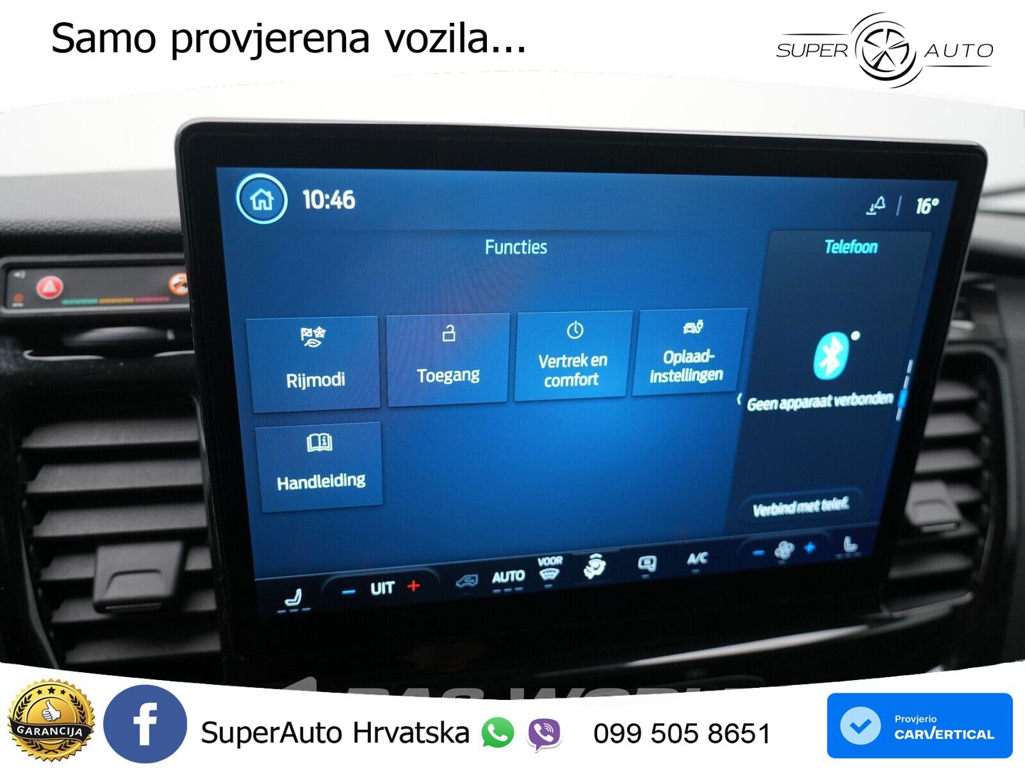Ford e-Transit 184pk Elektrisch 68kWh 317KM WLTP L3H3 184 KS