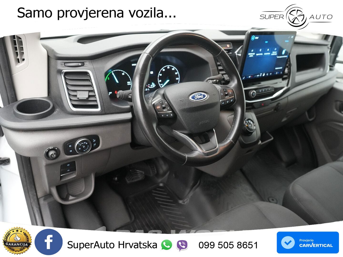 Ford e-Transit 184pk Elektrisch 68kWh 317KM WLTP L3H3 184 KS
