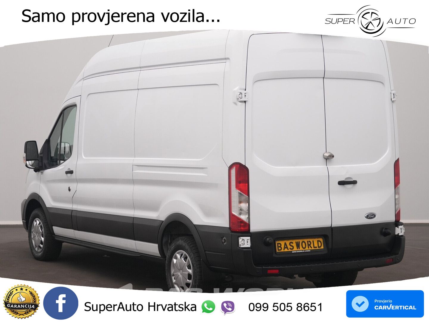 Ford e-Transit 184pk Elektrisch 68kWh 317KM WLTP L3H3 184 KS