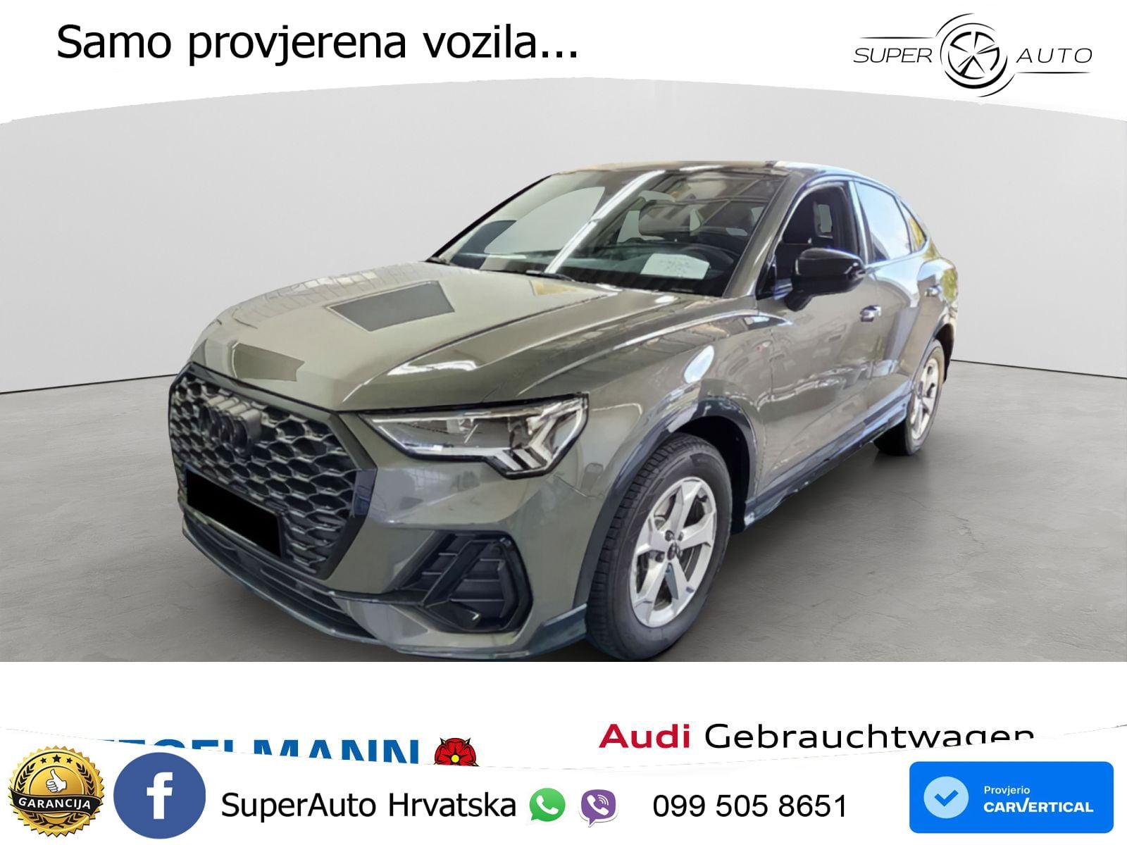 Audi Q3 Sportback 35 TFSI (150 KS) S tronic S line LED+GR SJED+ACC