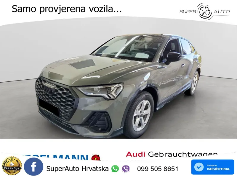 Audi Q3 Sportback 35 TFSI (150 KS) S tronic S line LED+GR SJED+ACC