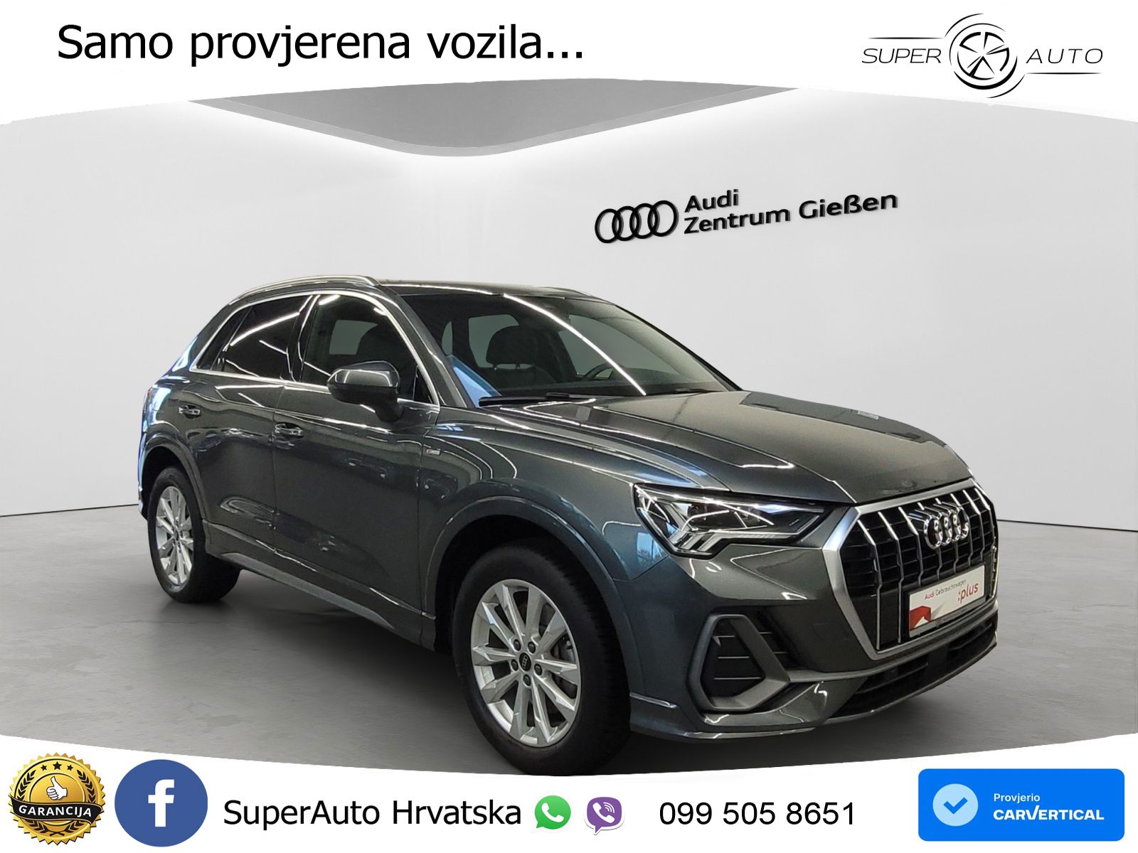 Audi Q3 45 TFSIe (245 KS) S tronic S line LED+GR SJED+ACC