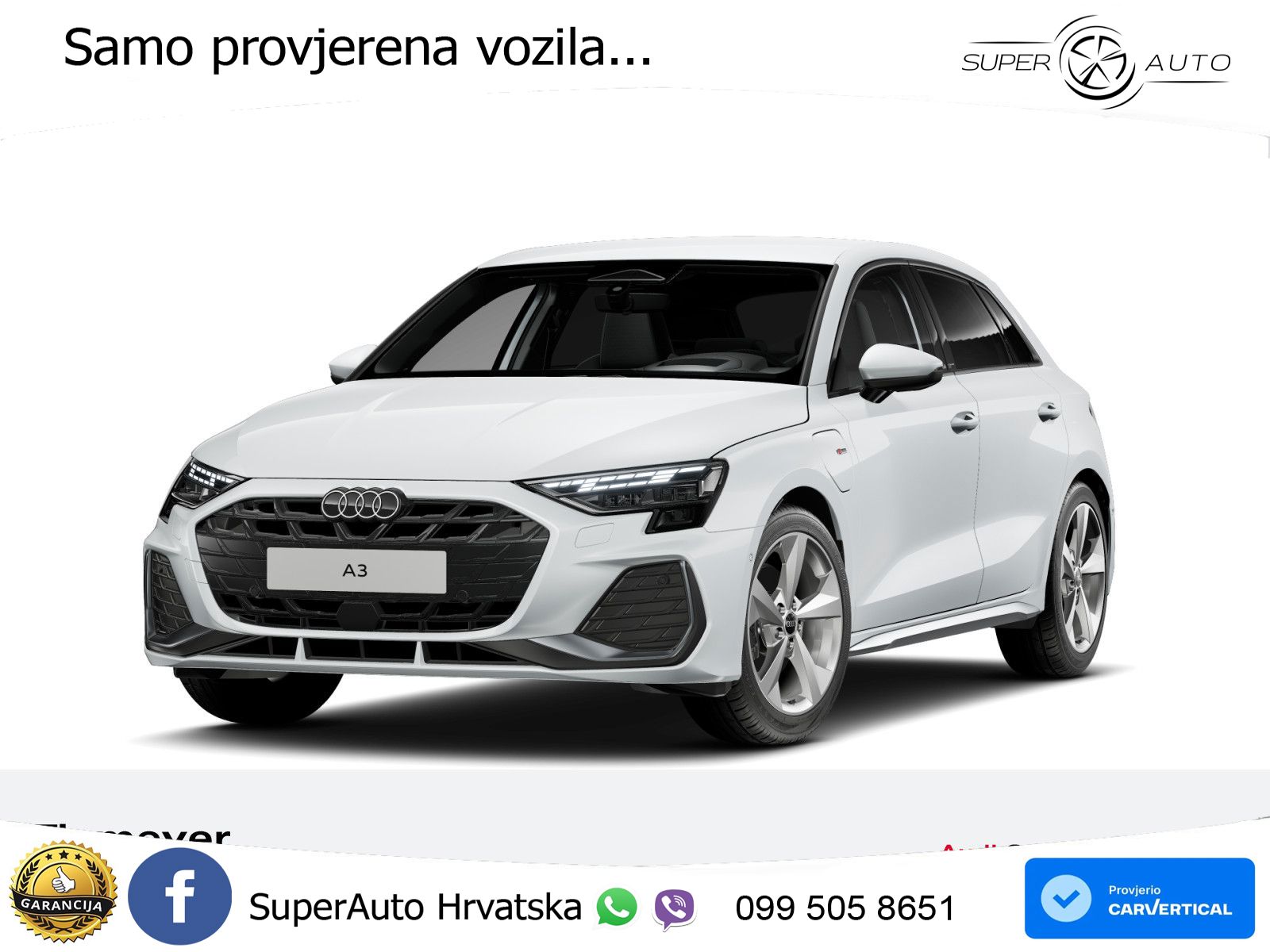 Audi A3 40 TFSIe (204 KS) S tronic S line LED+GR SJED+ACC