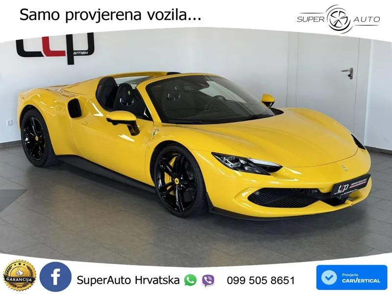 Ferrari 296 GTS 3.0 V6 (830 KS) F1 DCT LED+GR SJED+ACC