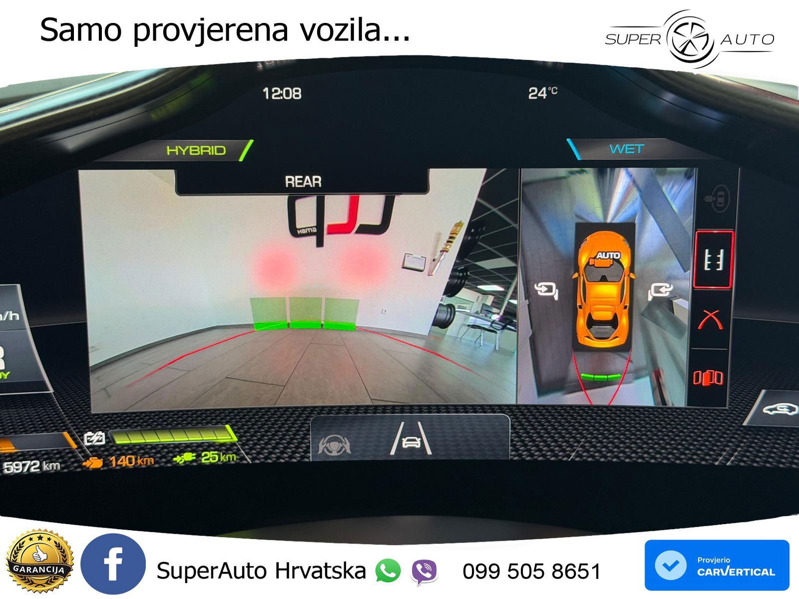 Ferrari 296 GTS 3.0 V6 (830 KS) F1 DCT LED+GR SJED+ACC