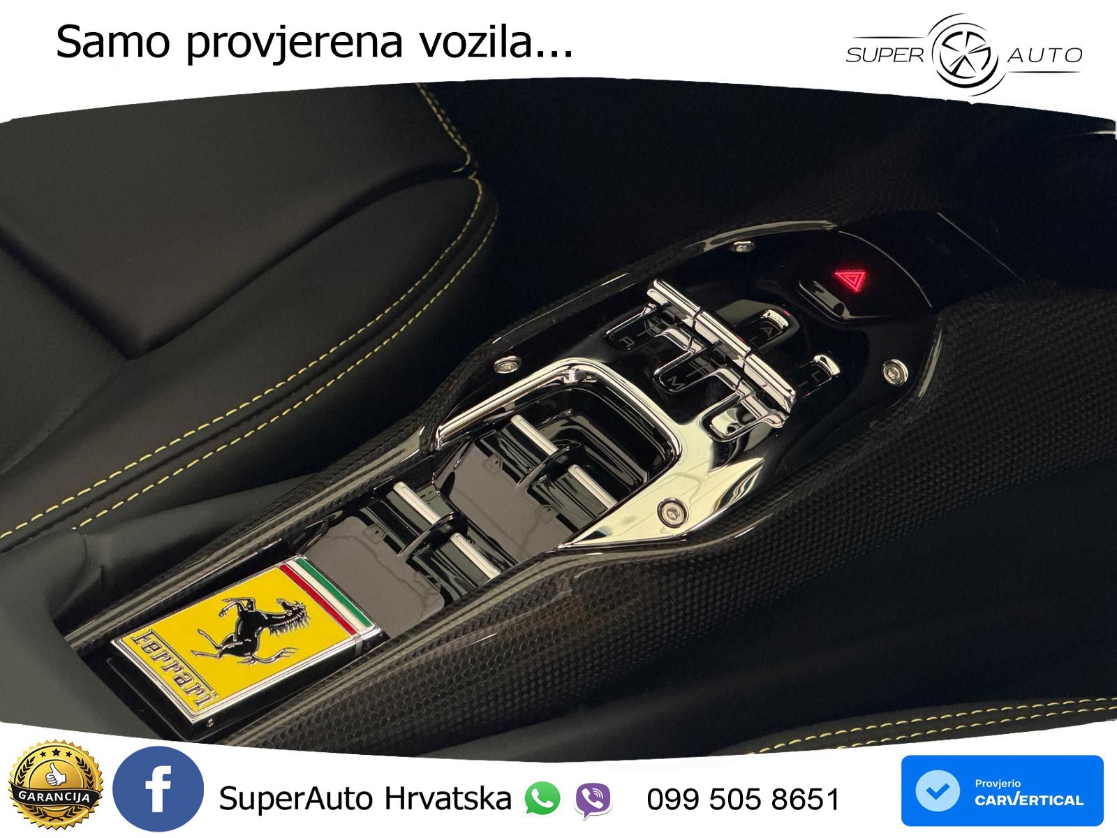 Ferrari 296 GTS 3.0 V6 (830 KS) F1 DCT LED+GR SJED+ACC