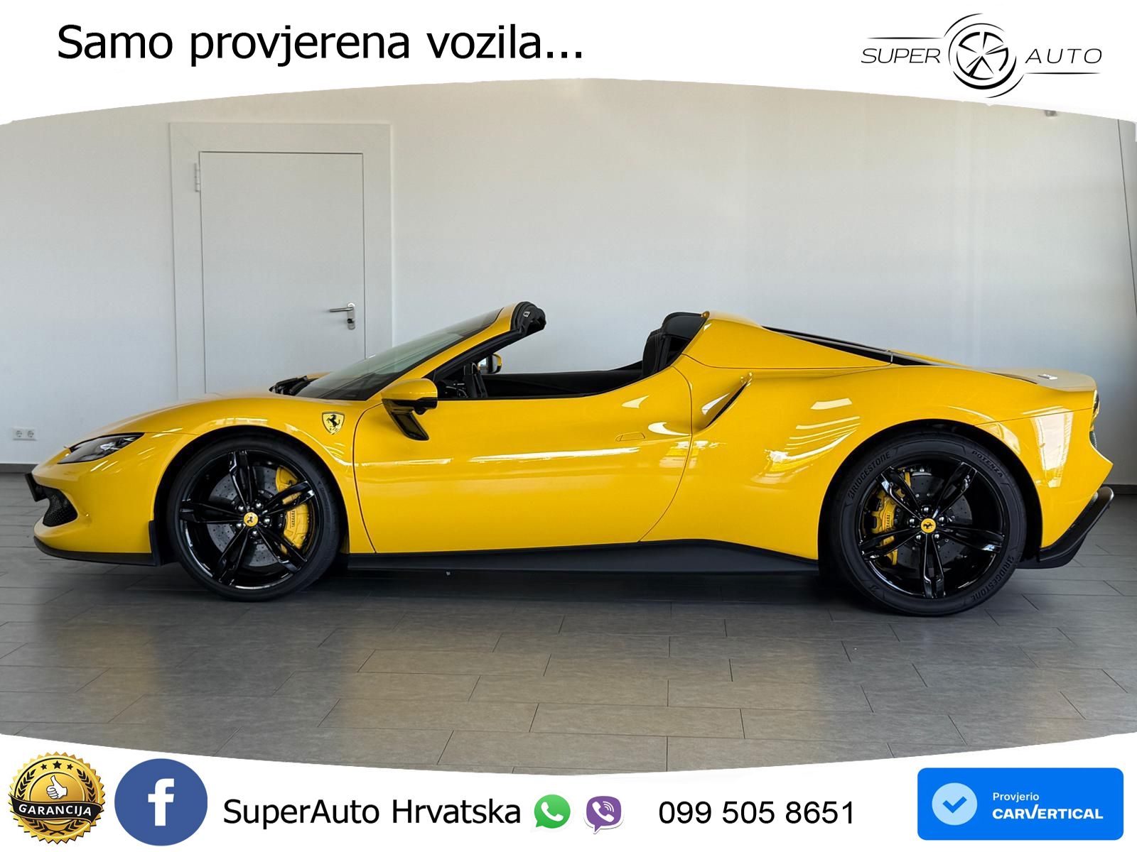 Ferrari 296 GTS 3.0 V6 (830 KS) F1 DCT LED+GR SJED+ACC