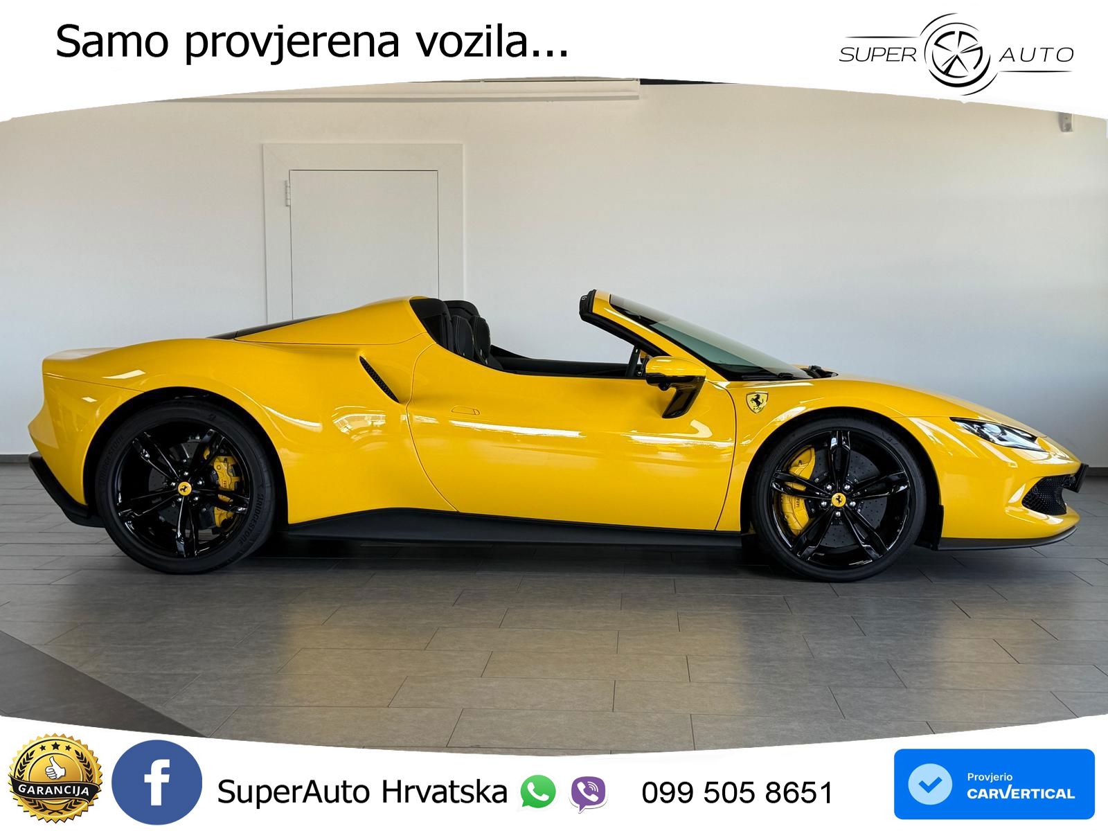 Ferrari 296 GTS 3.0 V6 (830 KS) F1 DCT LED+GR SJED+ACC