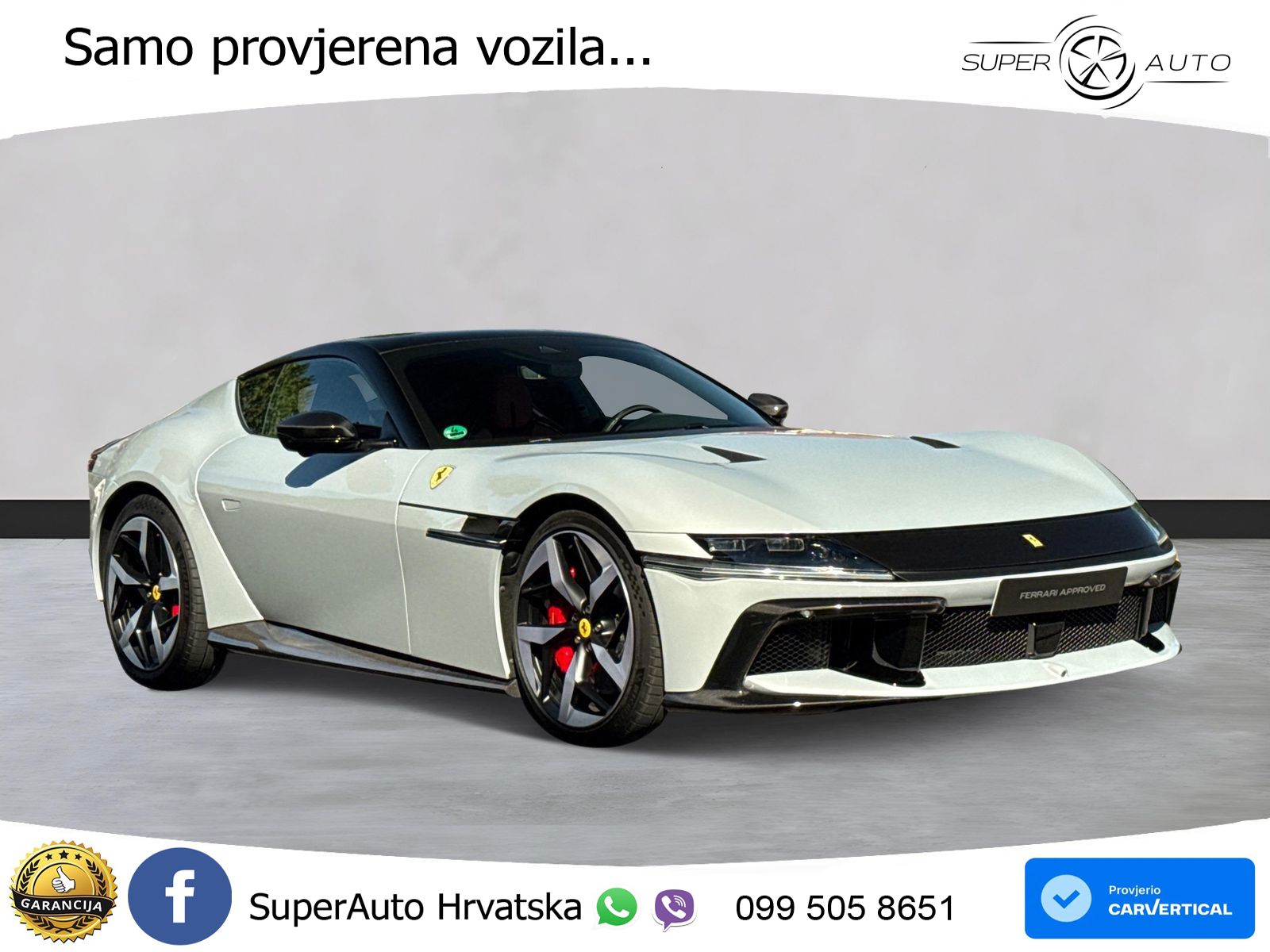 Ferrari 12Cilindri Spider 6.5 V12 (830 KS) F1 DCT LED+ACC