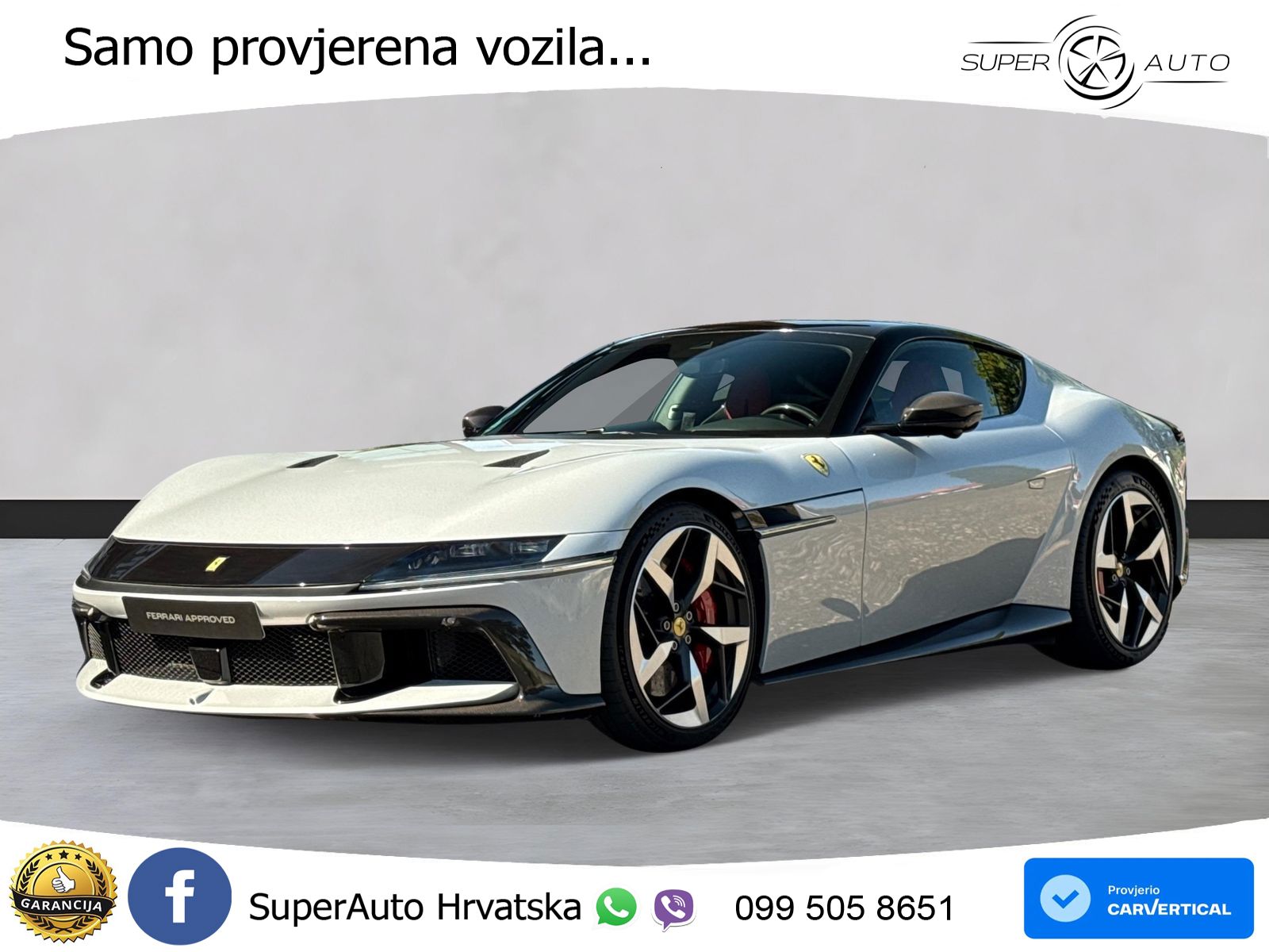 Ferrari 12Cilindri Spider 6.5 V12 (830 KS) F1 DCT LED+ACC
