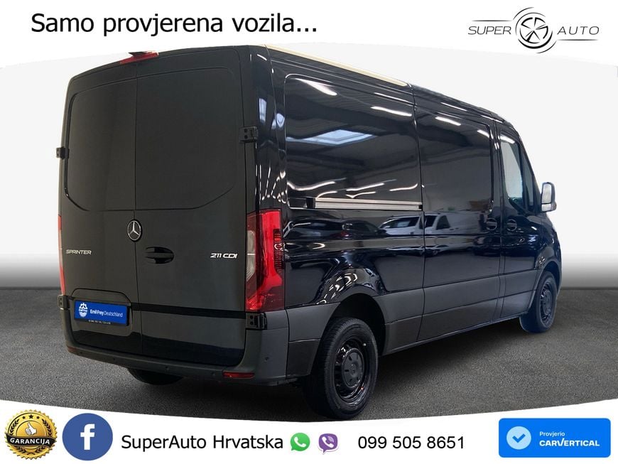 Mercedes-Benz 211 CDI Sprinter Standard VA 9G Kasten|LED|MBUX 114 KS