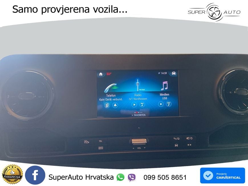 Mercedes-Benz 211 CDI Sprinter Standard VA 9G Kasten|LED|MBUX 114 KS