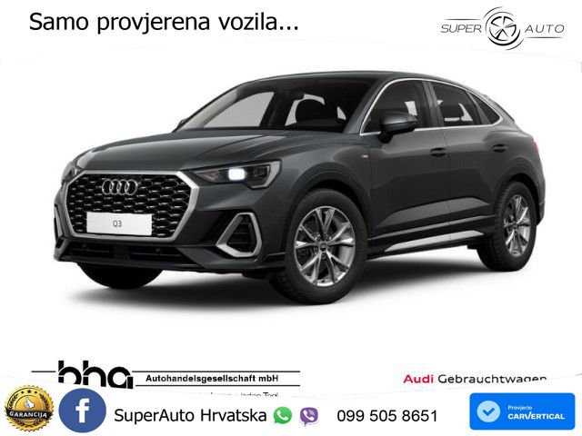 Audi Q3 Sportback 35 TDI (150 KS) S tronic LED+GR SJED+ACC