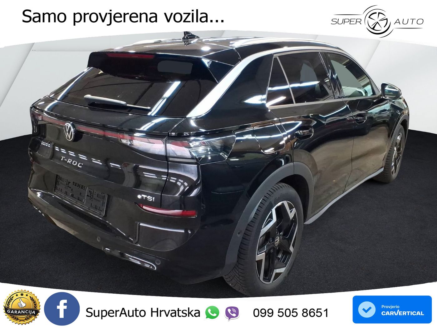 Volkswagen T-Roc 1.5 eTSI (150 KS)  DSG R-Line LED+GR SJED+ACC