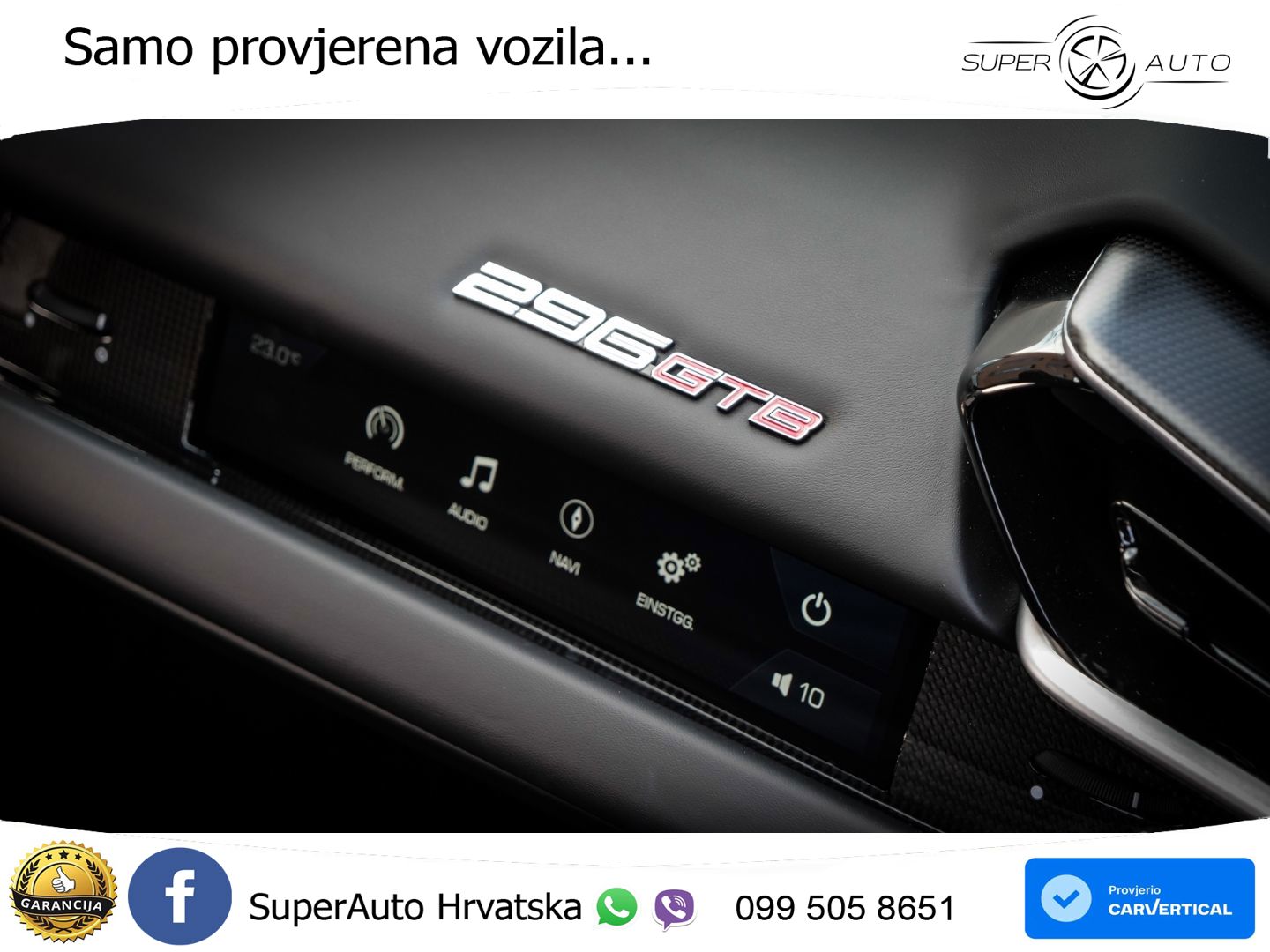 Ferrari 296 GTB 3.0 V6 (830 KS) F1 DCT