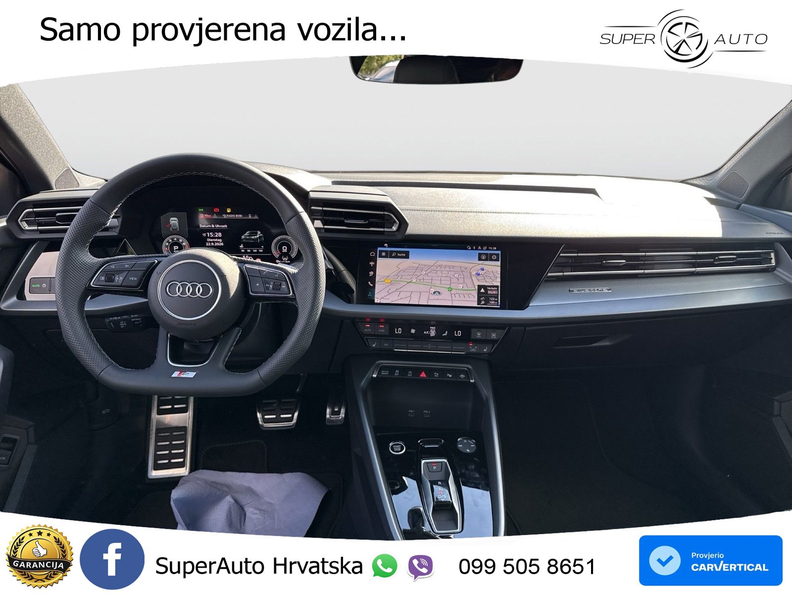 Audi A3 Limuzina 40 TFSI (204 KS) quattro S tronic S line LED+GR SJED+ACC