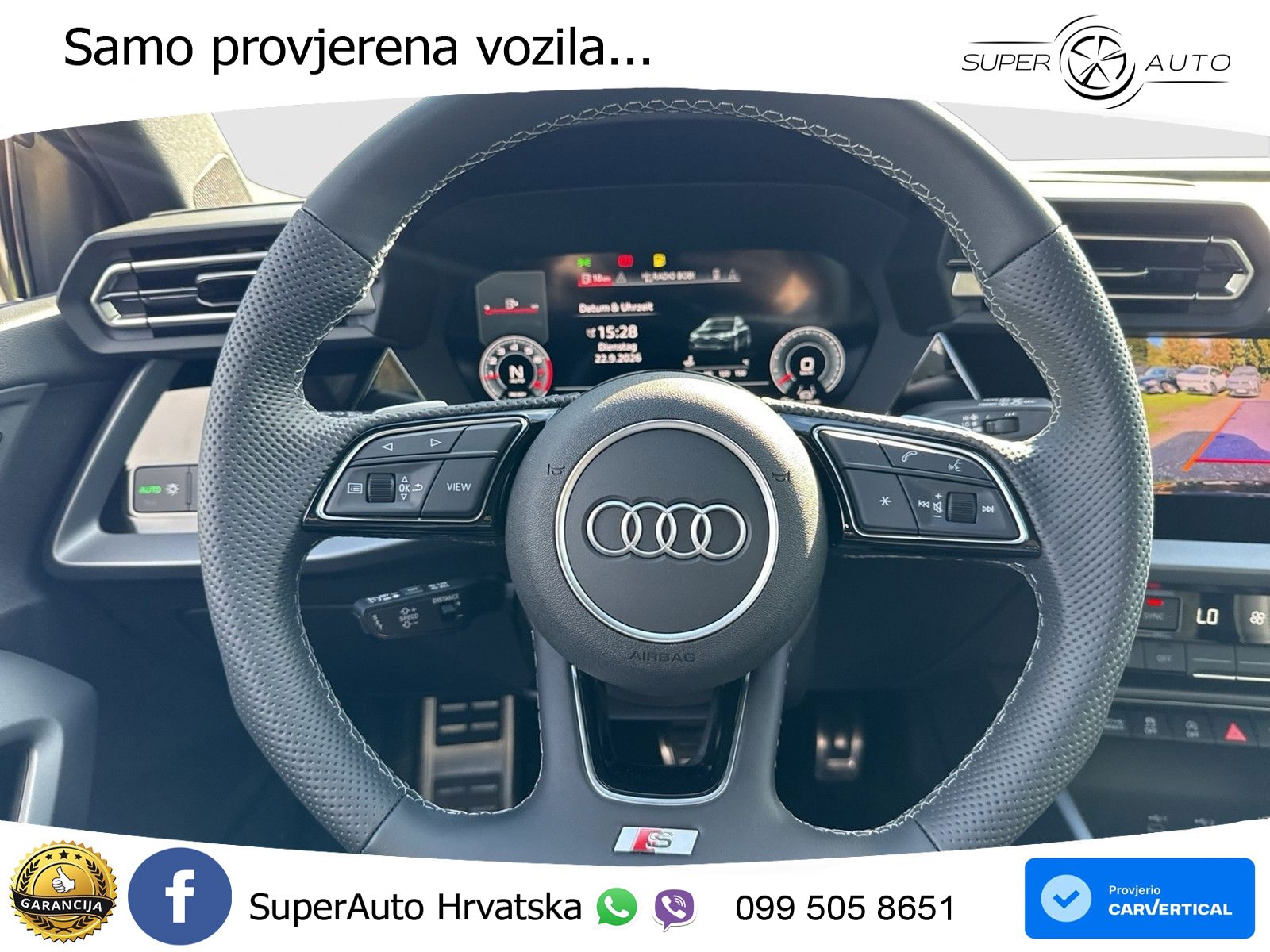 Audi A3 Limuzina 40 TFSI (204 KS) quattro S tronic S line LED+GR SJED+ACC