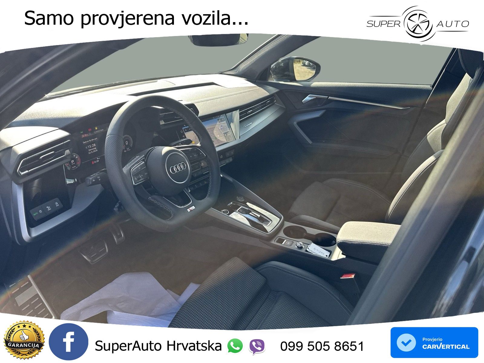Audi A3 Limuzina 40 TFSI (204 KS) quattro S tronic S line LED+GR SJED+ACC