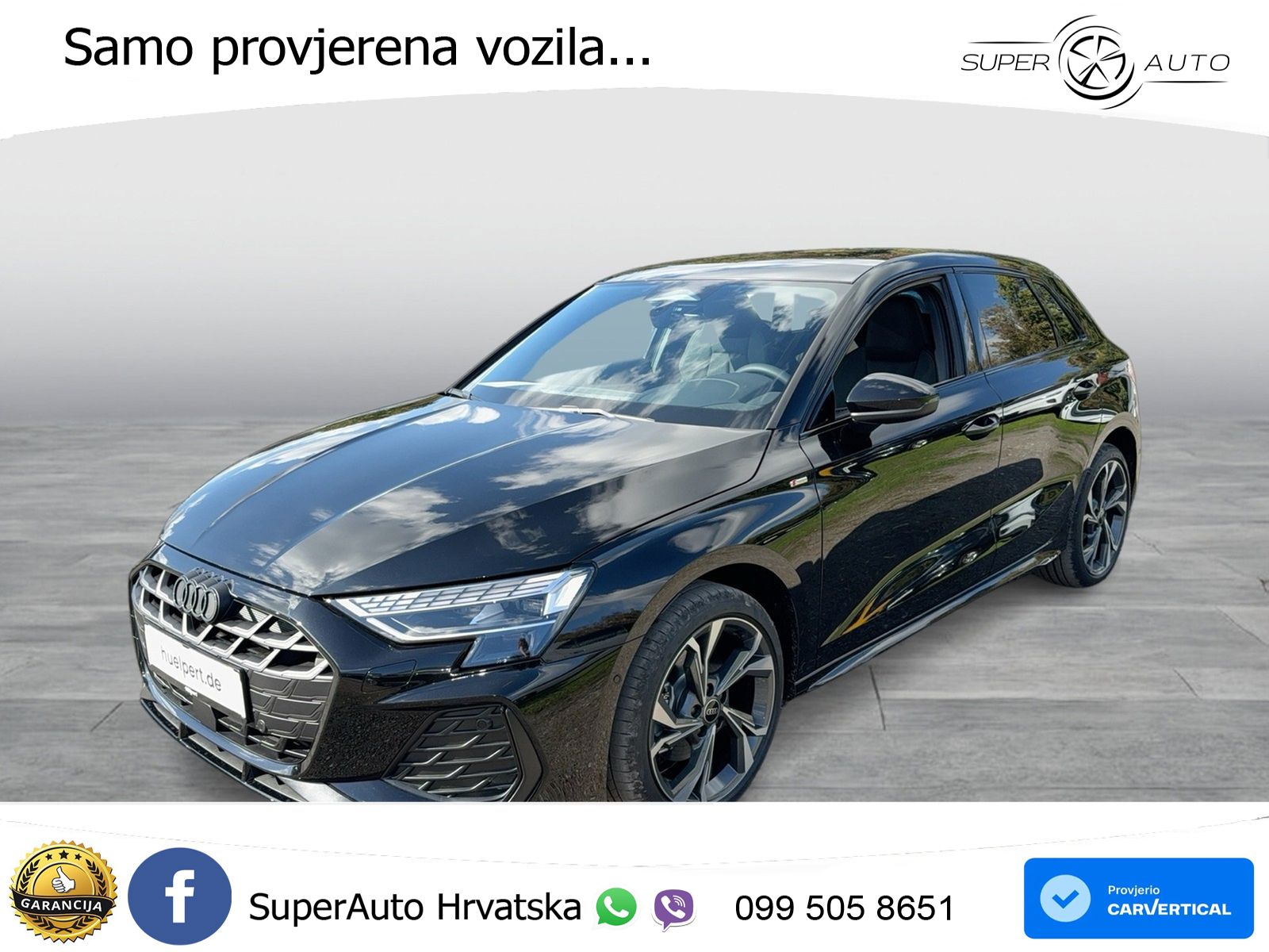 Audi A3 Limuzina 40 TFSI (204 KS) quattro S tronic S line LED+GR SJED+ACC