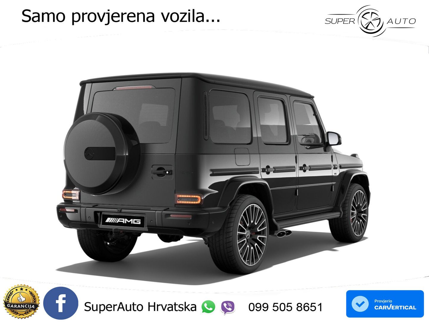 Mercedes AMG G 63 Long V8 (585 KS) 4MATIC 9G-TRONIC AMG SPEEDSHIFT TCT LED+GR SJED+ACC