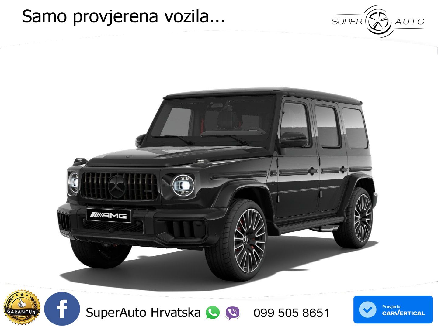 Mercedes AMG G 63 Long V8 (585 KS) 4MATIC 9G-TRONIC AMG SPEEDSHIFT TCT LED+GR SJED+ACC