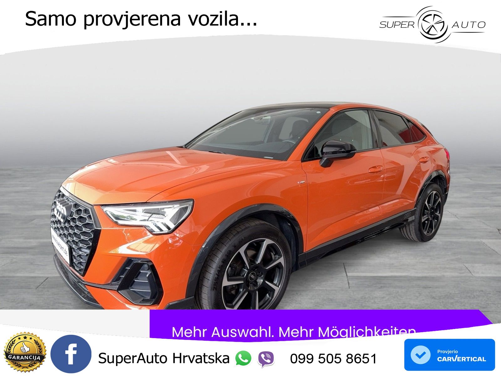 Audi Q3 Sportback 35 TDI (150 KS) S tronic S line LED+GR SJED+ACC