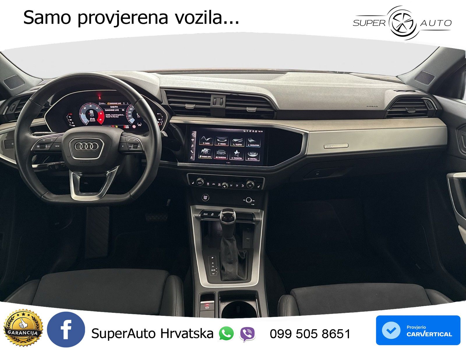 Audi Q3 Sportback 35 TDI (150 KS) S tronic S line LED+GR SJED+ACC