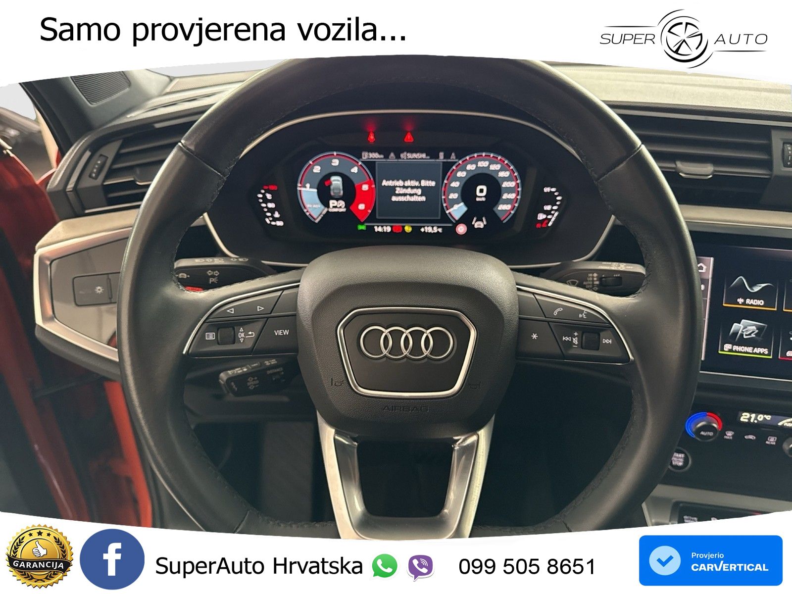 Audi Q3 Sportback 35 TDI (150 KS) S tronic S line LED+GR SJED+ACC