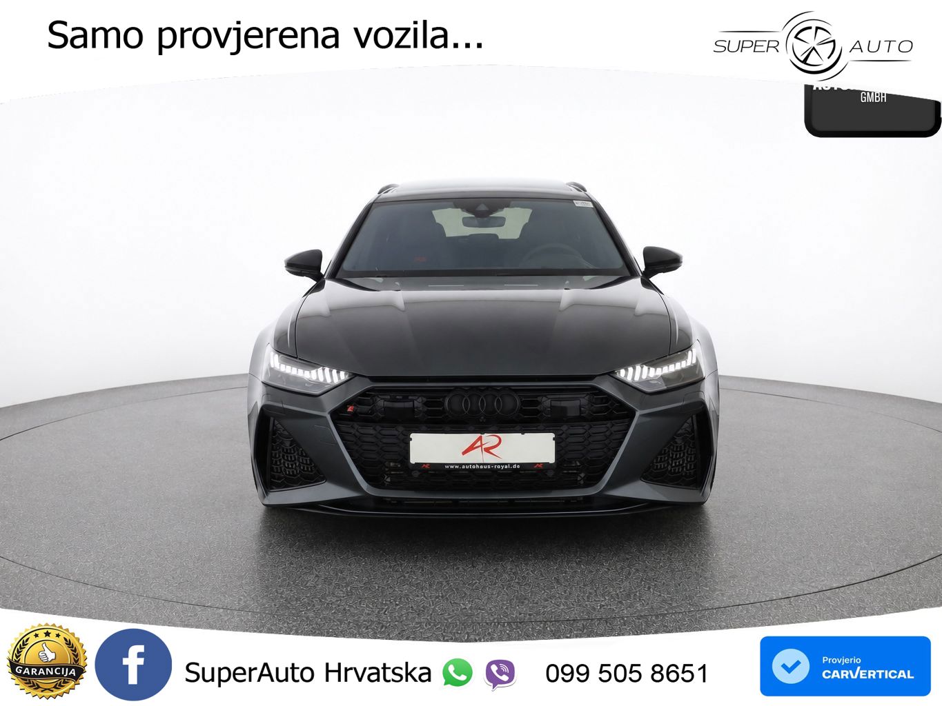 Audi RS6 Avant 4.0 TFSI V8 performance (630 KS)  quattro tiptronic LED+GR SJED+ACC