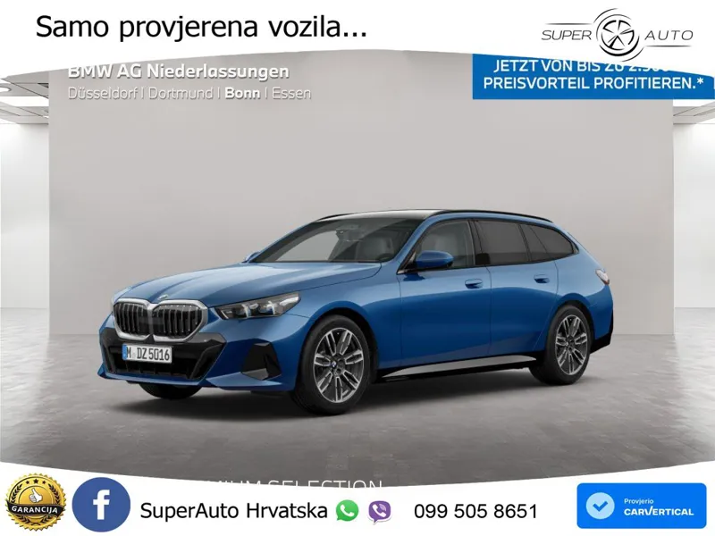 BMW 520d Touring (197 KS) Steptronic M Sport LED+GR SJED+ACC