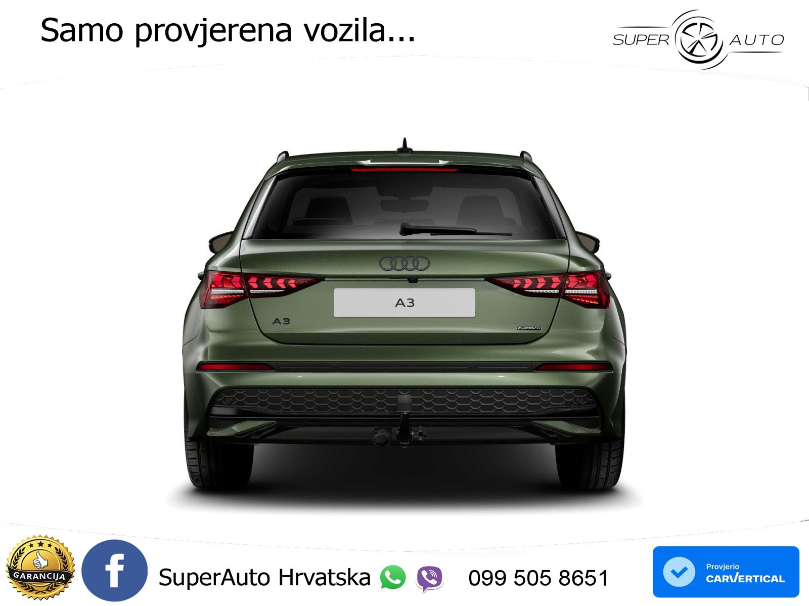 Audi A3 Sportback 40 TFSI (204 KS) quattro S tronic MATRIX+GR SJED+KAM