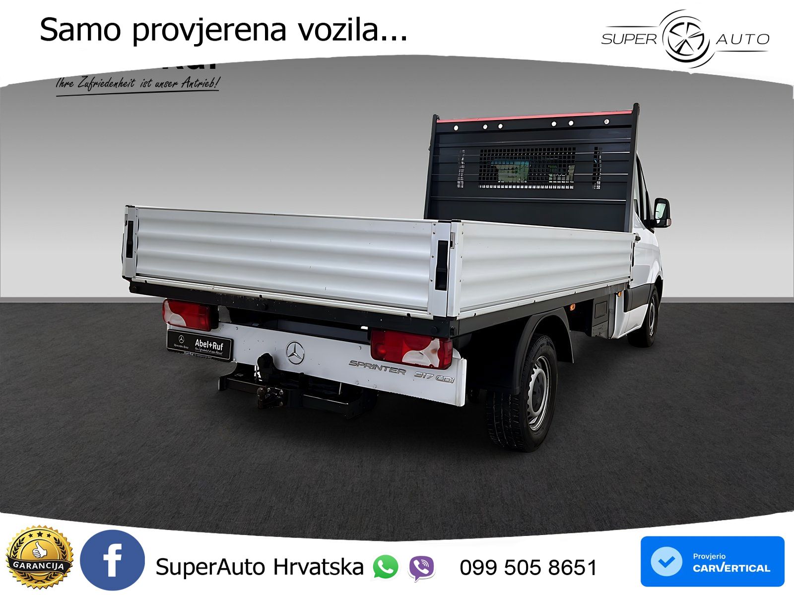 Mercedes-Benz Sprinter 317 CDI Pritsche standard DAB+AHK 3,5t 170 KS