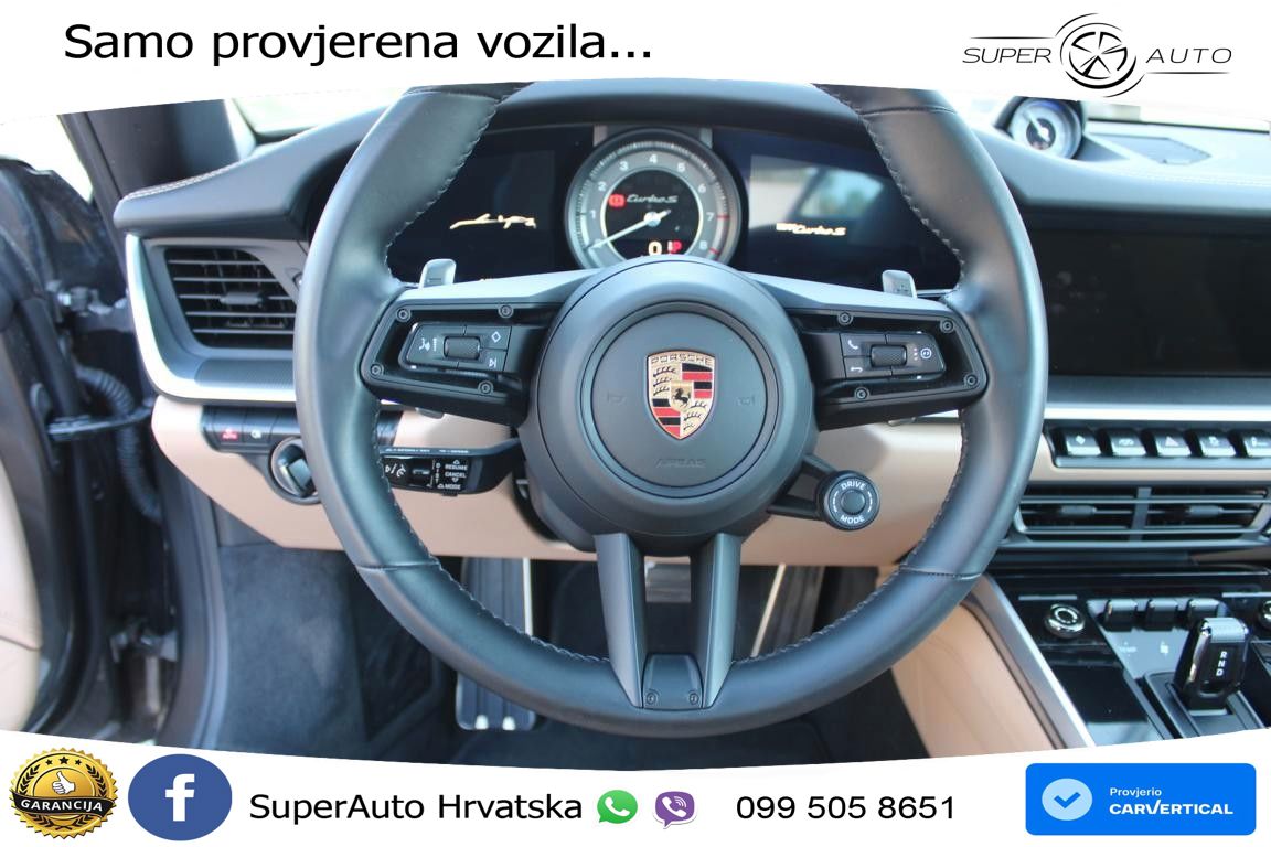 Porsche 911 Turbo S Cabriolet 3.8 (650 KS) PDK ZRAČNI+ACC+GR SJED+360